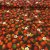 Jordgubbar med blommor Bomullsjersey