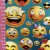 Smiley emoji, bomullsjersey